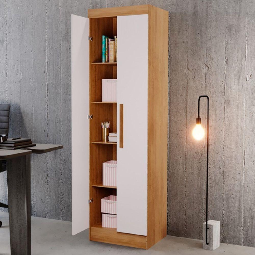 Multiuso Hera Com 4 Prateleiras Imbuia/off White/imbuia - 4