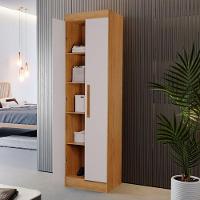 Multiuso Hera Com 4 Prateleiras Imbuia/off White/imbuia - 5