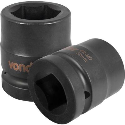 Soquete Sextavado Impacto Encaixe 1 32mm Aço Cromo Vonder