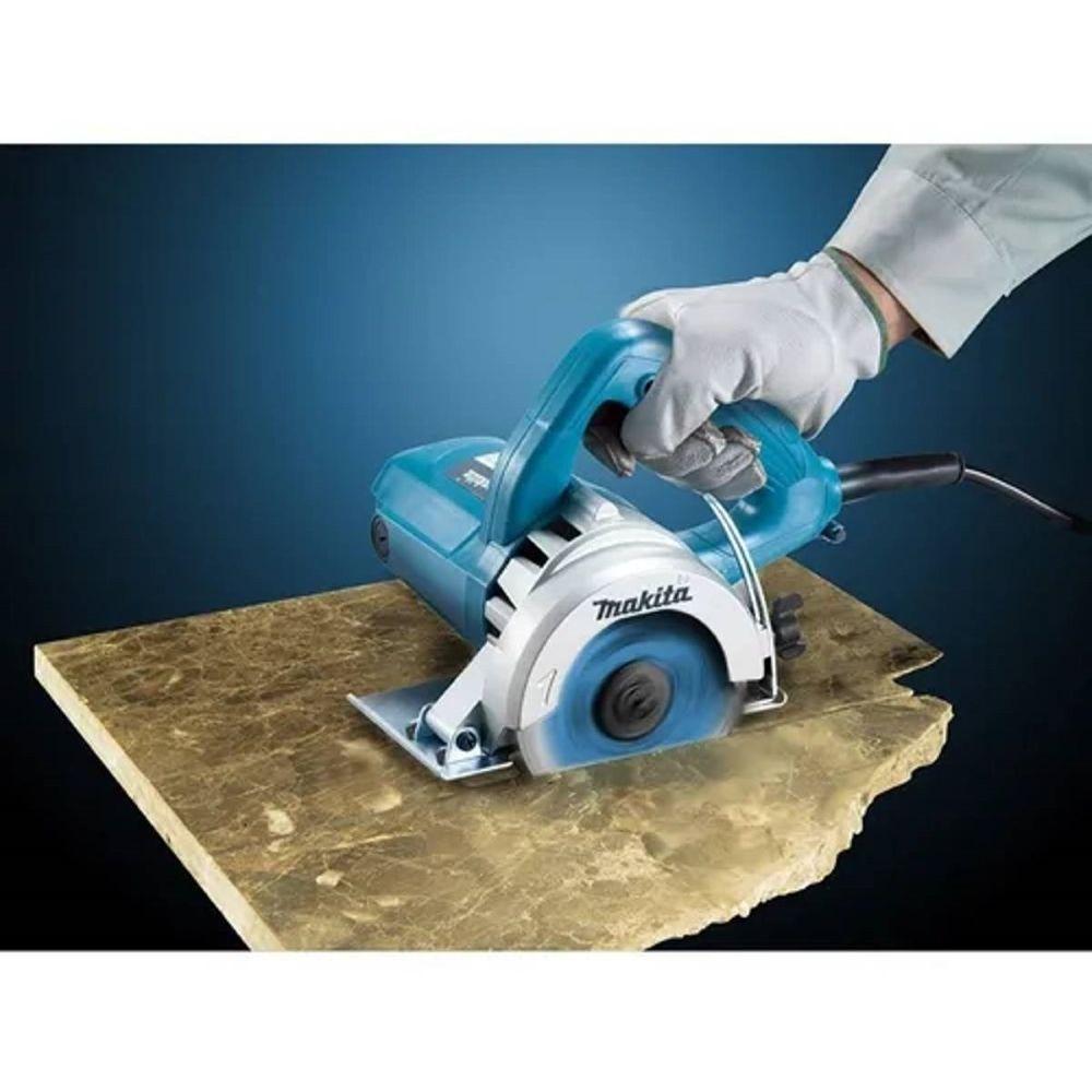 Serra Marmore 110mm 1300W Com Chave Allen Dupla Isolação 4100nh3z Makita 110V - 7