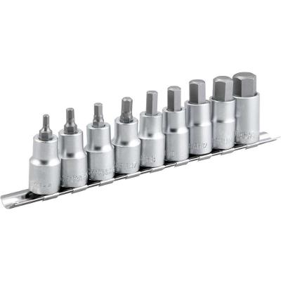 Jogo Soquete Sextavado 1-2'' 4-7mm Com 9 Pecas Vonder