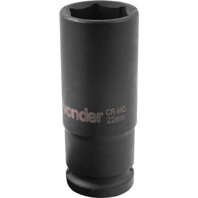 Soquete Sextavado De Impacto Longo Encaixe 1-2" 22mm Vonder