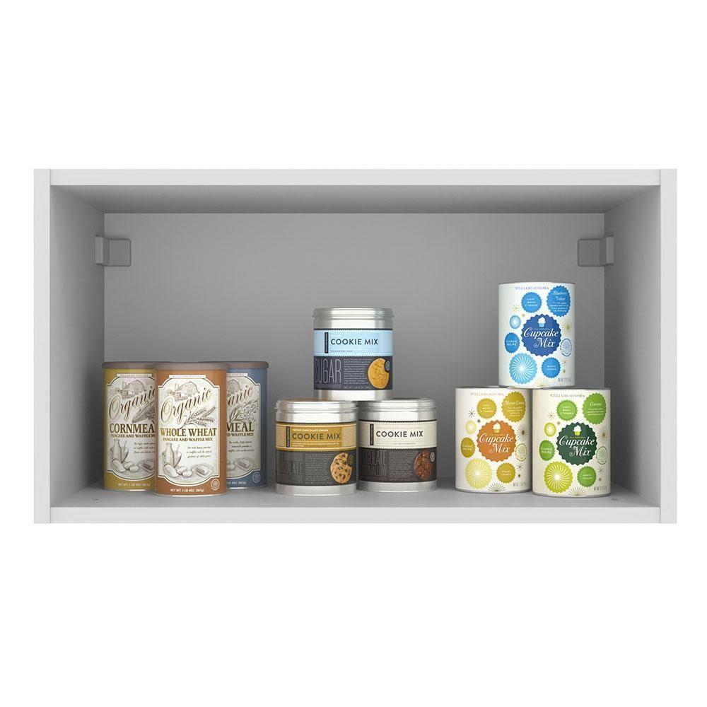 Armário Aéreo 60 Cm 1 Porta Basculante Branco Branco - 7