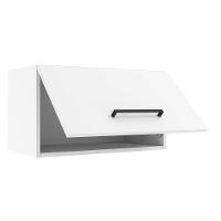 Armário Aéreo 60 Cm 1 Porta Basculante Branco Branco - 6