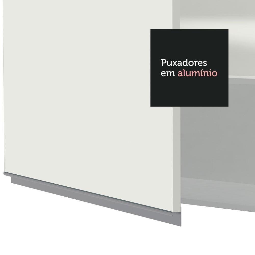 Armário Aéreo 150 Cm 2 Portas E 2 Nichos Branco Branco - 10