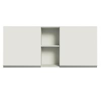 Armário Aéreo 150 Cm 2 Portas E 2 Nichos Branco Branco - 6