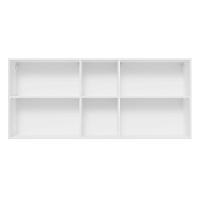 Armário Aéreo 150 Cm 2 Portas E 2 Nichos Branco Branco - 7