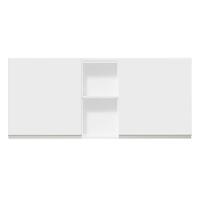 Armário Aéreo 150 Cm 2 Portas E 2 Nichos Branco Branco - 9