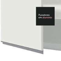 Armário Aéreo 150 Cm 2 Portas E 2 Nichos Branco Branco - 10