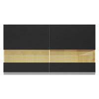 Armário Aéreo 100% Mdf 120 Cm 2 Portas Vidro Reflex Branco/ - 5