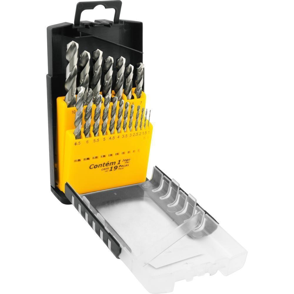 Jogo Broca Din 338 Hss 110mm 19 Peças - Vonder - 1