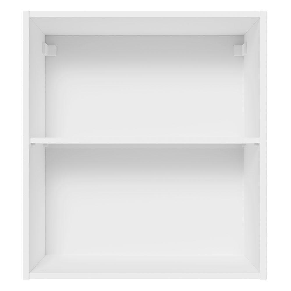 Armário Aéreo 100% Mdf 60 Cm 1 Porta Branco/preto Acordes - 4