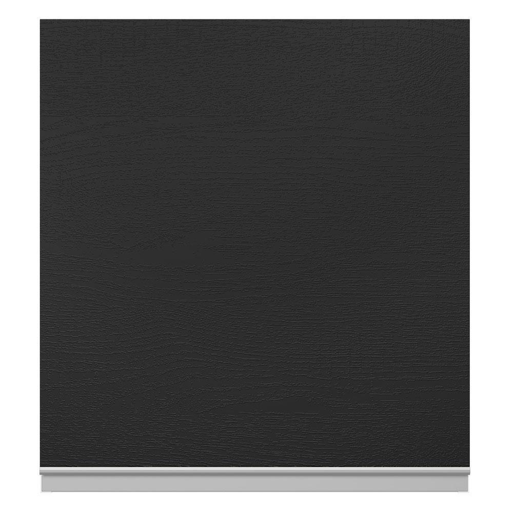 Armário Aéreo 100% Mdf 60 Cm 1 Porta Branco/preto Acordes - 5
