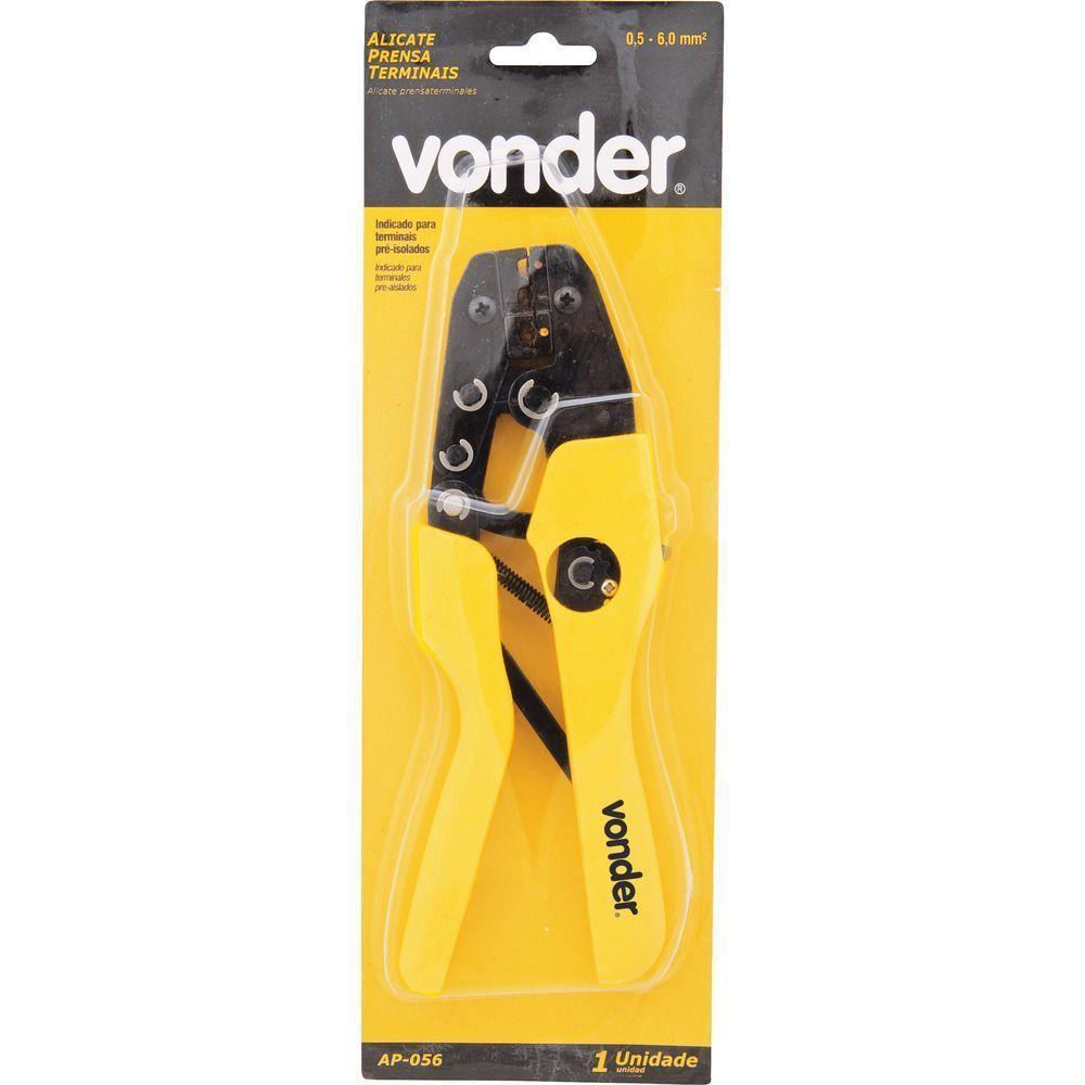 Alicate Prensa Terminal Ap056 Com Catraca 0,5mm² à 6,0mm² Pa - 3