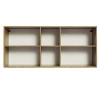 Armário Aéreo 150 Cm 2 Portas E 2 Nichos RusticRustic - 2