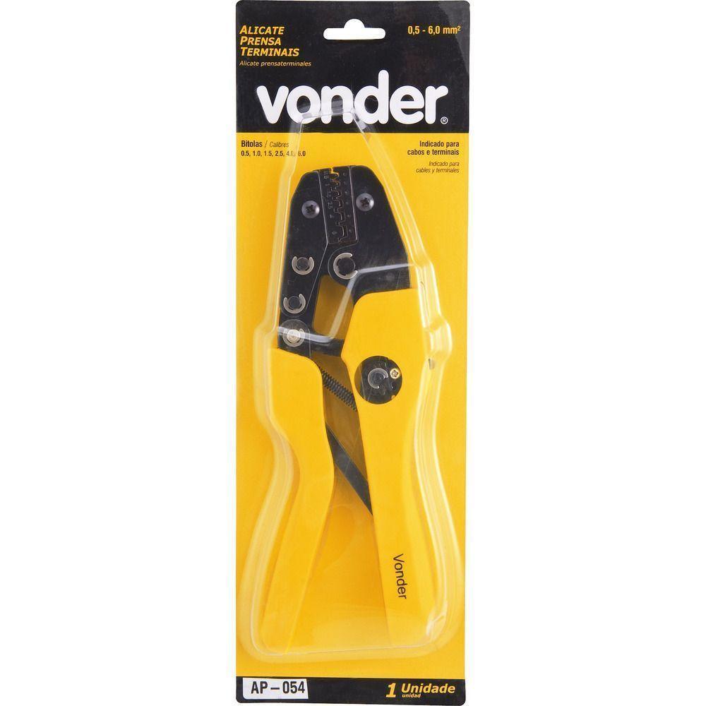 Alicate Prensa Terminal Ap054 Com Catraca 0,5mm² à 6mm² Para - 2