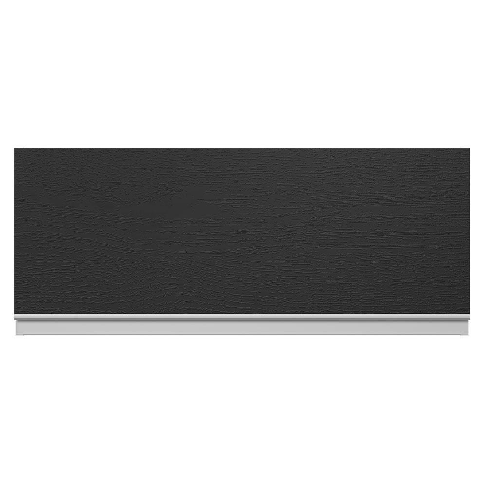 Armário Aéreo 100% Mdf 80 Cm 1 Porta Basculante Branco/pret - 5