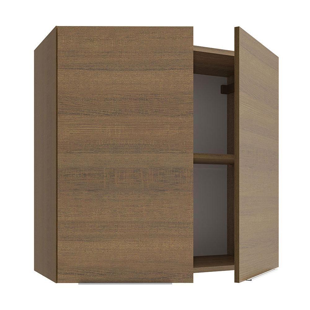 Armário Aéreo 70 Cm 2 Portas Rustic Stella Madesa Rustic - 6