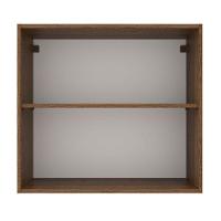 Armário Aéreo 70 Cm 2 Portas Rustic/Cinza Rustic/Cinza