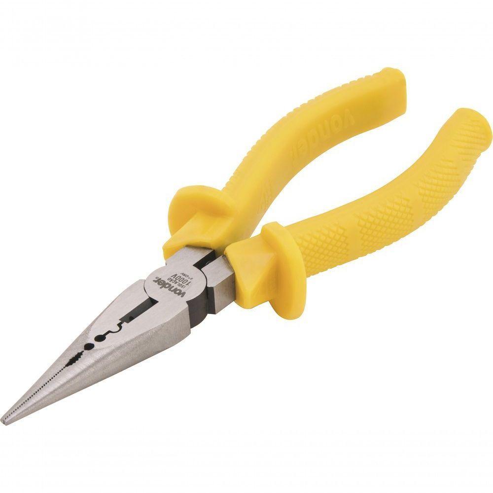 Alicate Bico Meia Cana 6" Reto Vanádio Isol. 1000v Vonder - 3