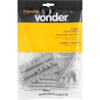 Escápula E Bucha Plástica Com Anel 10,0 Mm Com 4 Peças Vonder - 2