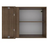 Armário Aéreo de Canto Stella 1 Porta Rustic Madesa