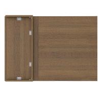 Armário Aéreo de Canto Stella 1 Porta Rustic Madesa - 7