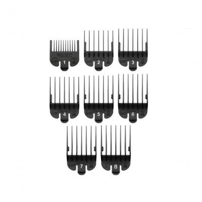 Kit De Pentes Altura 1-8 Com 8 Preto Wahl