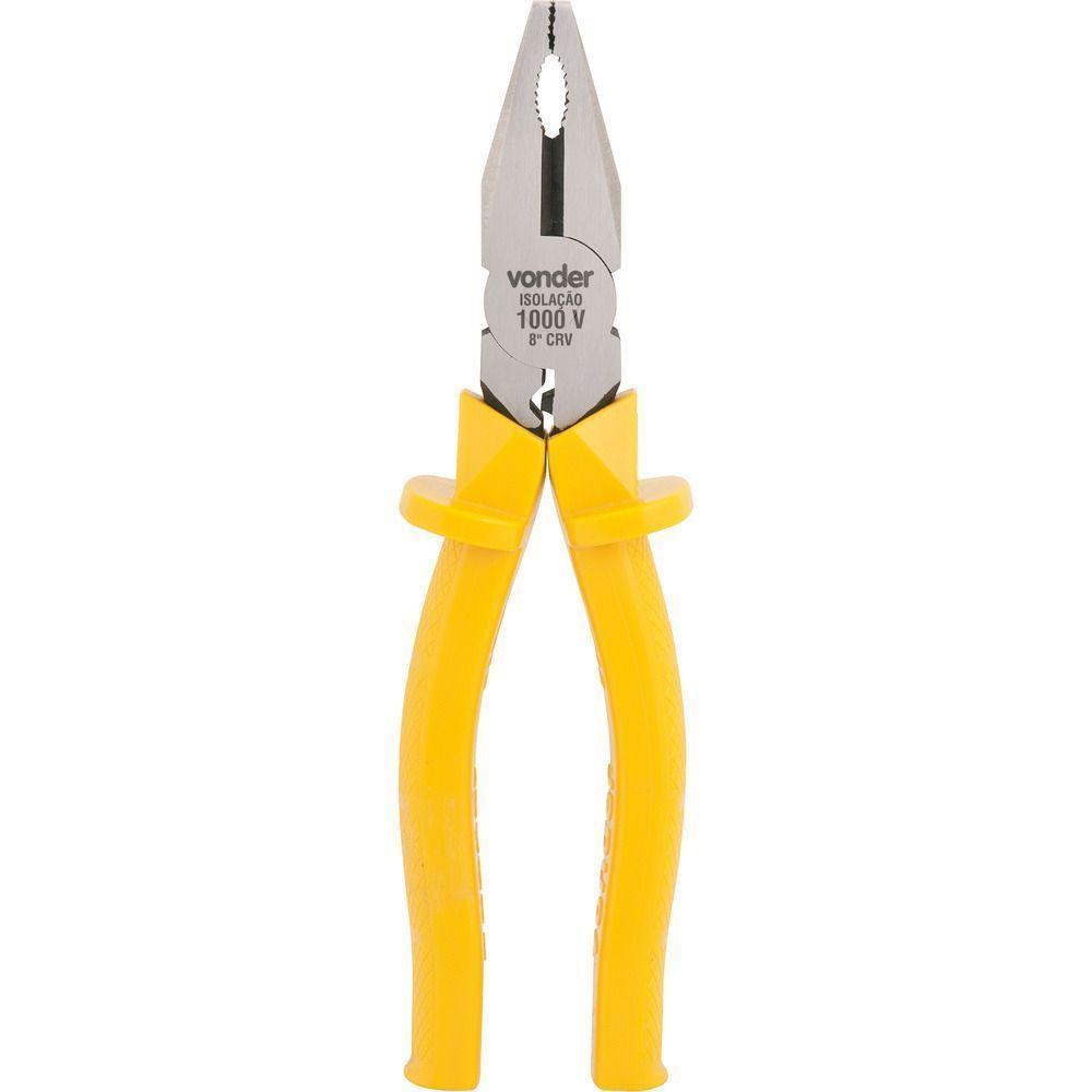 Alicate Universal 8 Eletricista Vanádio Isol. 1000v Vonder - 1