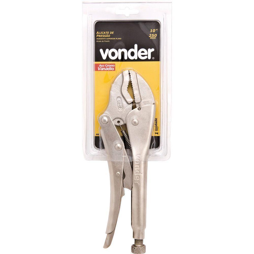 Alicate De Pressão 10" Reto Cromo Vanádio Niq Vonder Plus - 3