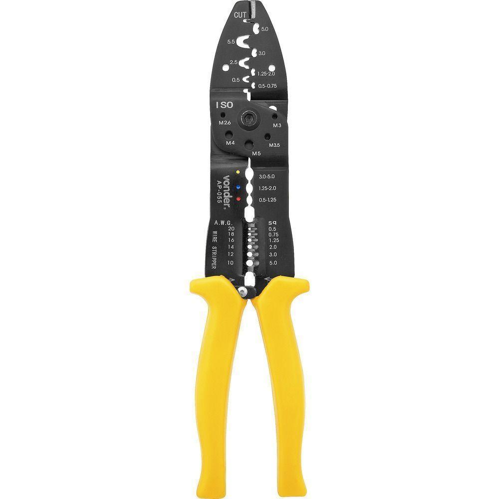 Alicate Prensa Terminal Ap055 Sem Catraca 0,5mm² à 5,5mm² Mu - 3