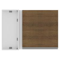 Armário Aéreo de Canto Glamy 100%MDF 1Porta BR/Rustic Madesa - 2