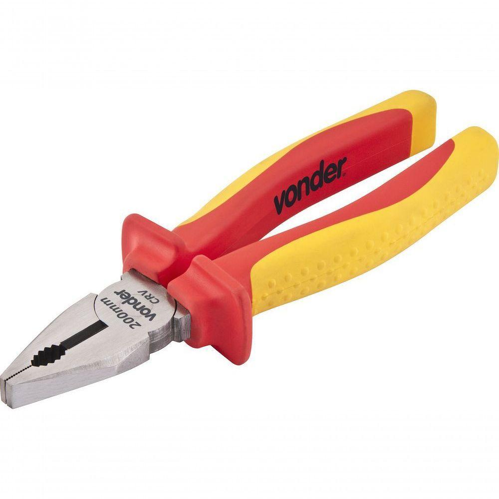 Alicate Universal 8 Vde Cromo Vanádio Isolado 1000v Vonder - 1