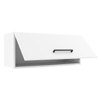 Armário Aéreo 80Cm 1 Porta Basculante Branco Branco - 6