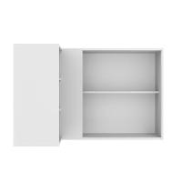 Armário Aéreo Com Adega Acoplada 1 Porta Branco/Branco - 3