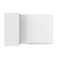 Armário Aéreo Com Adega Acoplada 1 Porta Branco/Branco - 6