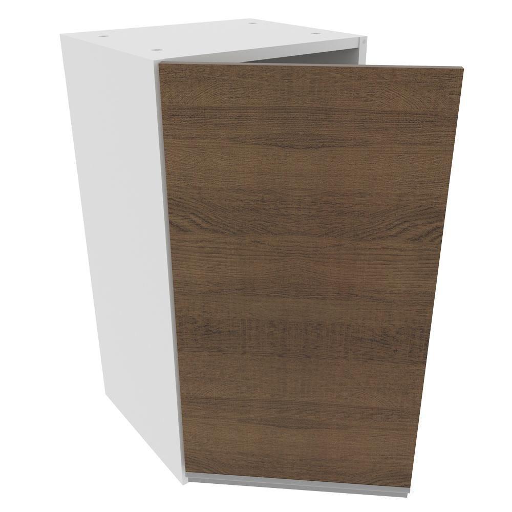 Armário Aéreo Glamy 35cm 1 Porta Branco/Rustic Madesa - 3