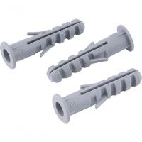 Bucha Plástica 10x50mm Com Anel Com 250 Peças Vonder - 1