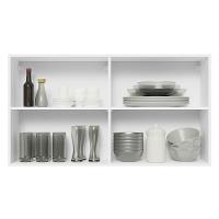 Armário Aéreo Glamy 100%MDF 120cm 2 Portas BR/Rustic Madesa - 10