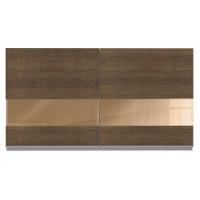 Armário Aéreo Glamy 100%MDF 120cm 2 Portas BR/Rustic Madesa - 2