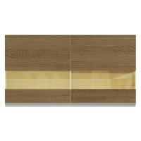 Armário Aéreo Glamy 100%MDF 120cm 2 Portas BR/Rustic Madesa - 7