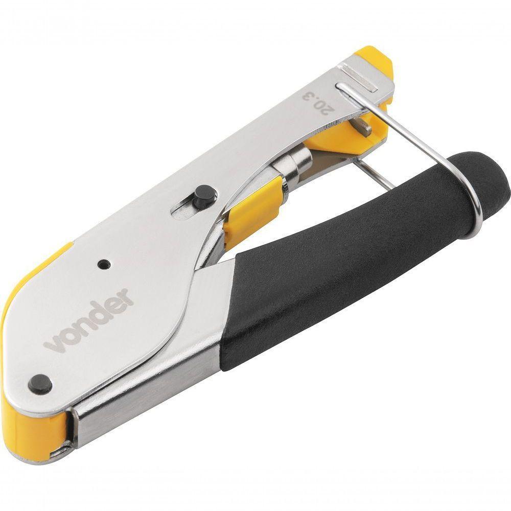 Alicate Crimpador Rg59-rg6 S- Catraca Para Cabo Coaxial Vonder - 2