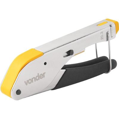 Alicate Crimpador Rg59-rg6 S- Catraca Para Cabo Coaxial Vonder