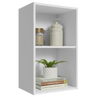 Armário Aéreo 40 Cm Com 2 Nichos Abertos Para Cozinha Branco