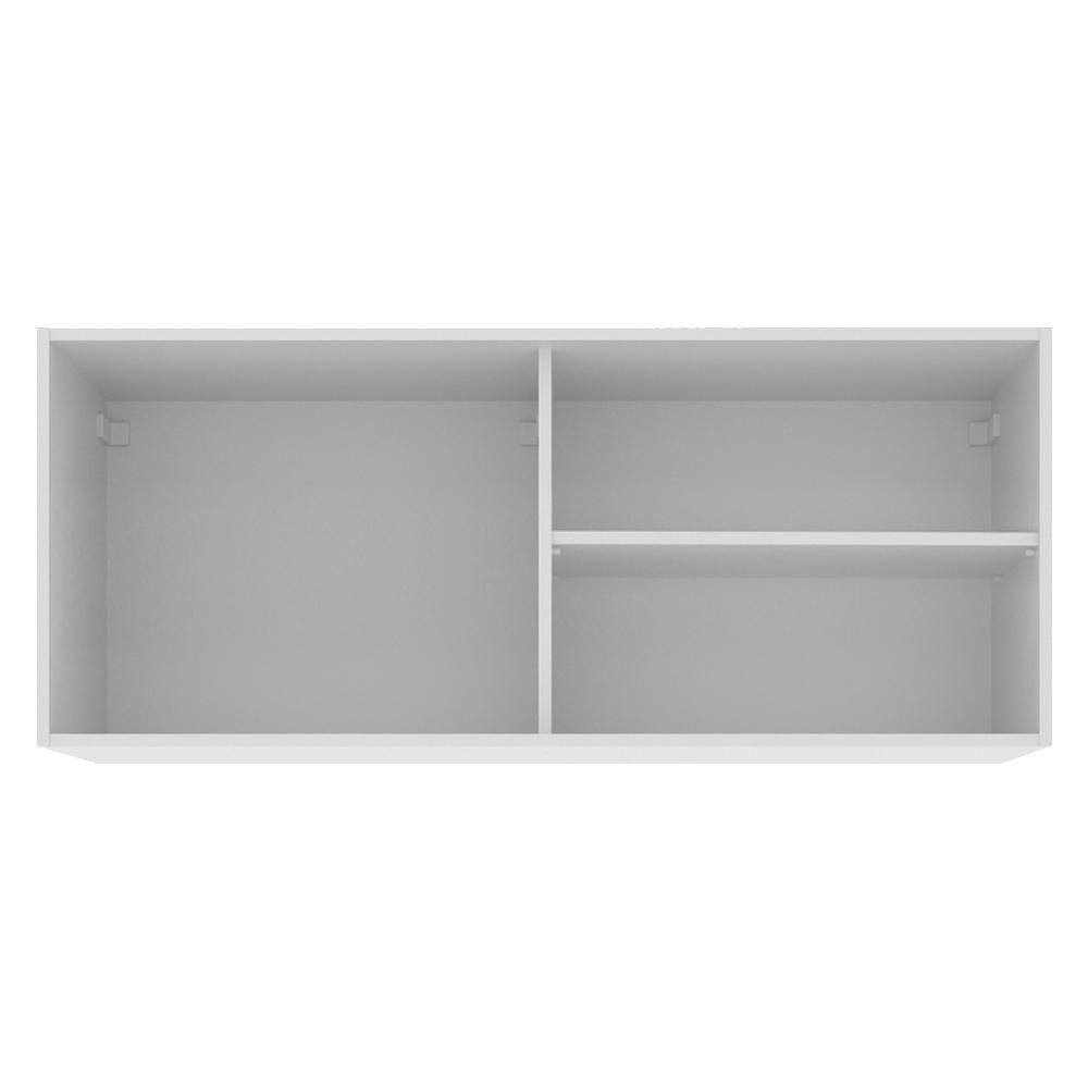 Armário Aéreo Glamy 100%MDF 2 Portas Vidro Reflex BR Madesa - 2