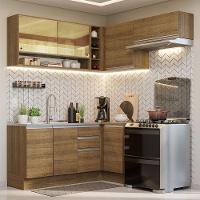 Armário De Cozinha 349Cm Rustic Glamy 06 Rustic - 1