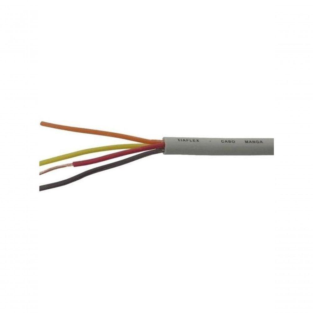 Fio Manga 4 X 26awg Sem Blindagem Bege Tiaflex - Rl - 100 - 1