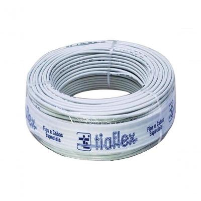Fio Manga 4 X 24awg Sem Blindagem Bege Tiaflex - Rl - 100