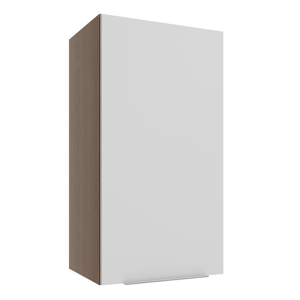 Armário Aéreo Stella 1 Porta Rustic/branco Madesa - 1