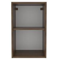 Armário Aéreo Madesa Lux 40 cm 1 Porta Rustic e Preto - 13